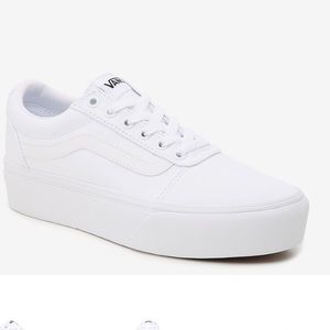 Vans Ward Lo Platform Sneaker White